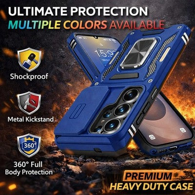 For Samsung Galaxy S25 Series Shockproof Magnetic Ring Kickstand Case - detail image 2