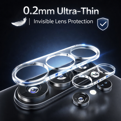 2-Pack For Samsung Galaxy S26 Series Glass Camera Lens Protector - detail image 6