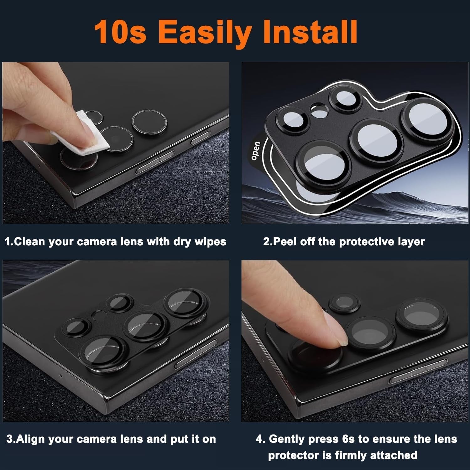 MAXSHIELD For Samsung Galaxy S26 Series Metal Camera Lens Protector - detail image 8