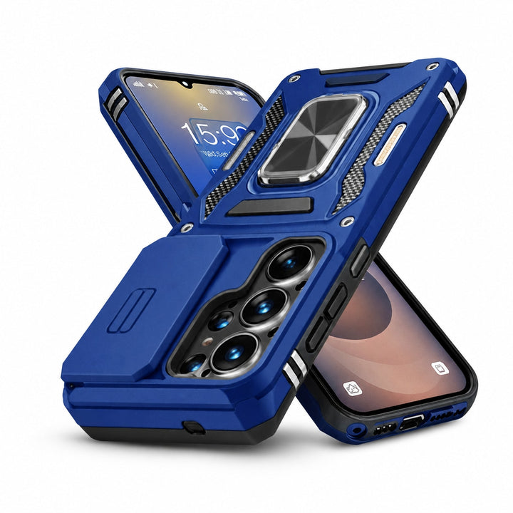 For Samsung Galaxy S26 Series Shockproof Magnetic Ring Kickstand Case - main image