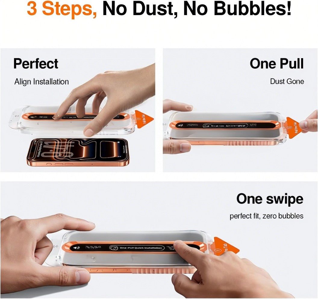 Samsung Galaxy S25 Series Clear & Privacy Tempered Glass Screen Protector - detail image 3