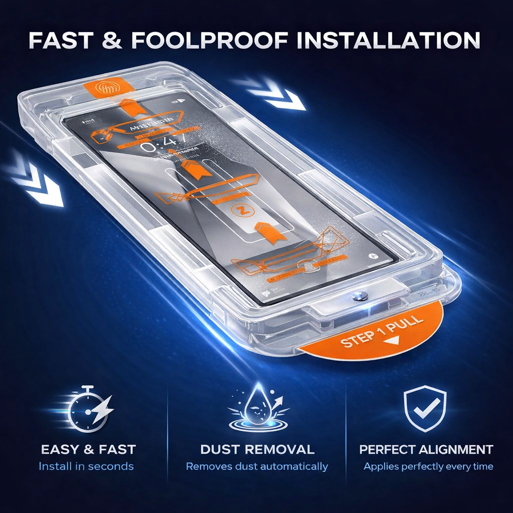 Samsung Galaxy S25 Series Clear & Privacy Tempered Glass Screen Protector - detail image 4