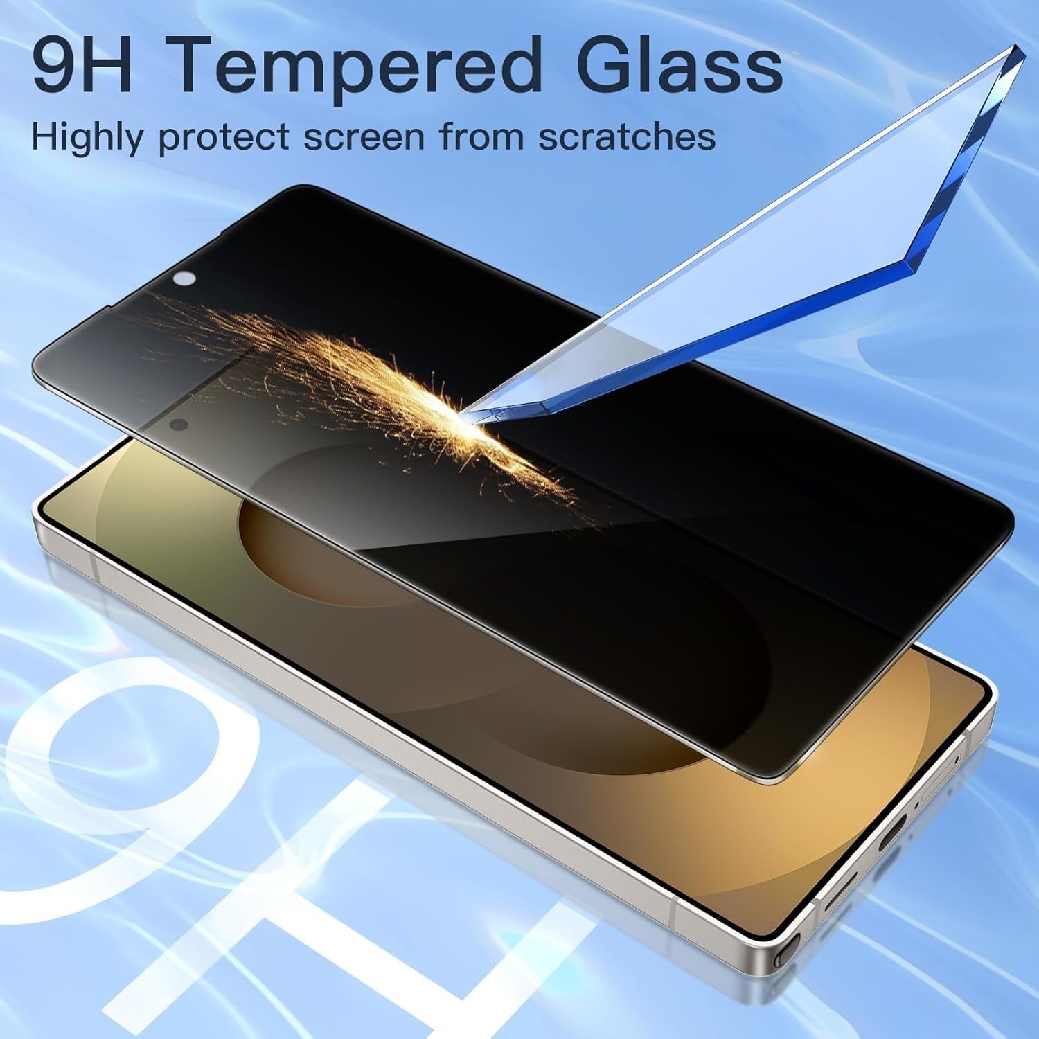 2-Pack Samsung Galaxy S25 Series Privacy Glass Screen Protector - detail image 7
