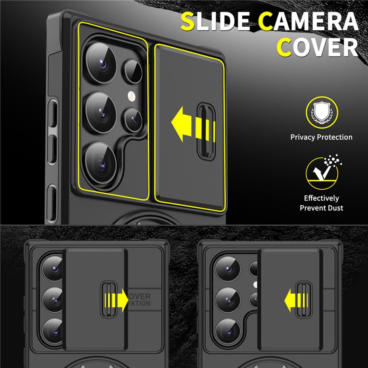Magnetic Shockproof Ring Stand Case for Samsung Galaxy S26 Series - image 3