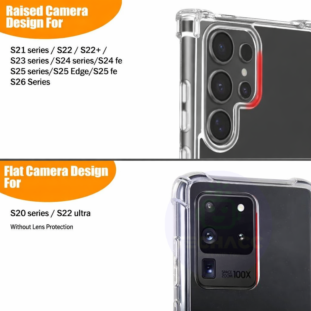 For Samsung Galaxy S26 Series Shockproof Bumper Clear Case - detail image 3