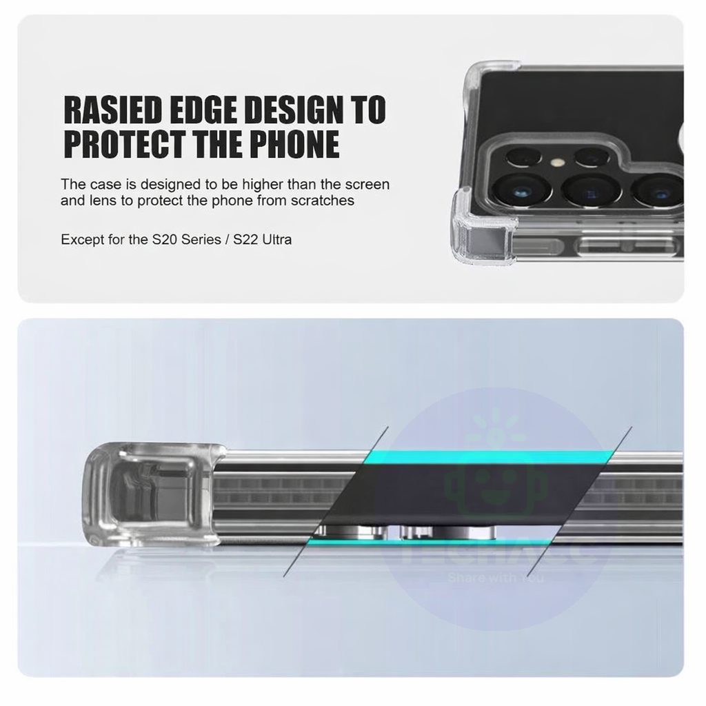 For Samsung Galaxy S26 Series Shockproof Bumper Clear Case - detail image 6
