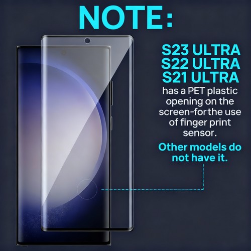 Tempered Glass Screen Protector & Camera Lens Protector for Samsung Galaxy S26 Series - image 6