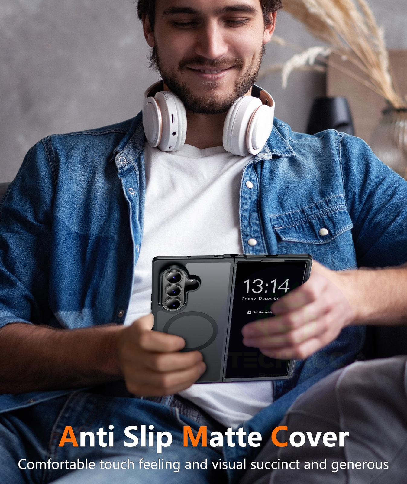 Magnetic Matte Clear Heavy-Duty Case for Samsung Galaxy Z Fold 8 & Z Fold 8 Ultra - image 12