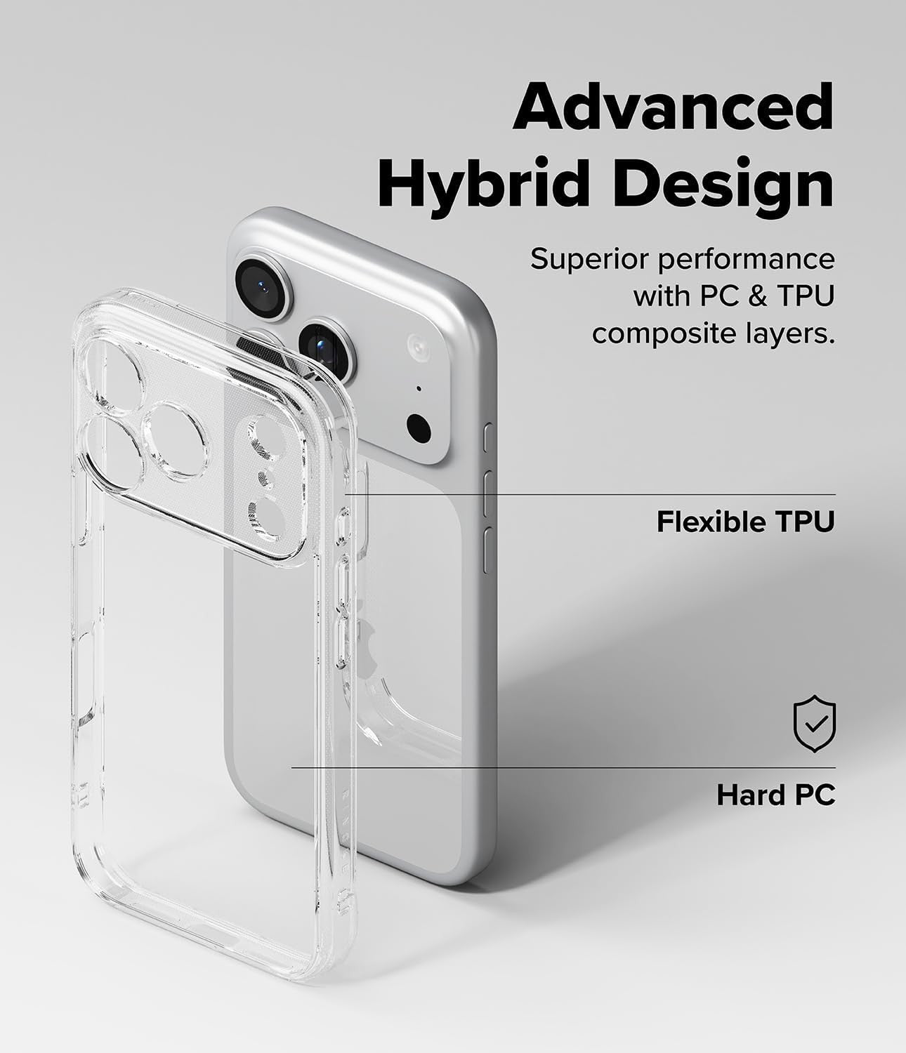 Shockproof Clear Case with Camera Protection for iPhone 17 Series - image 3