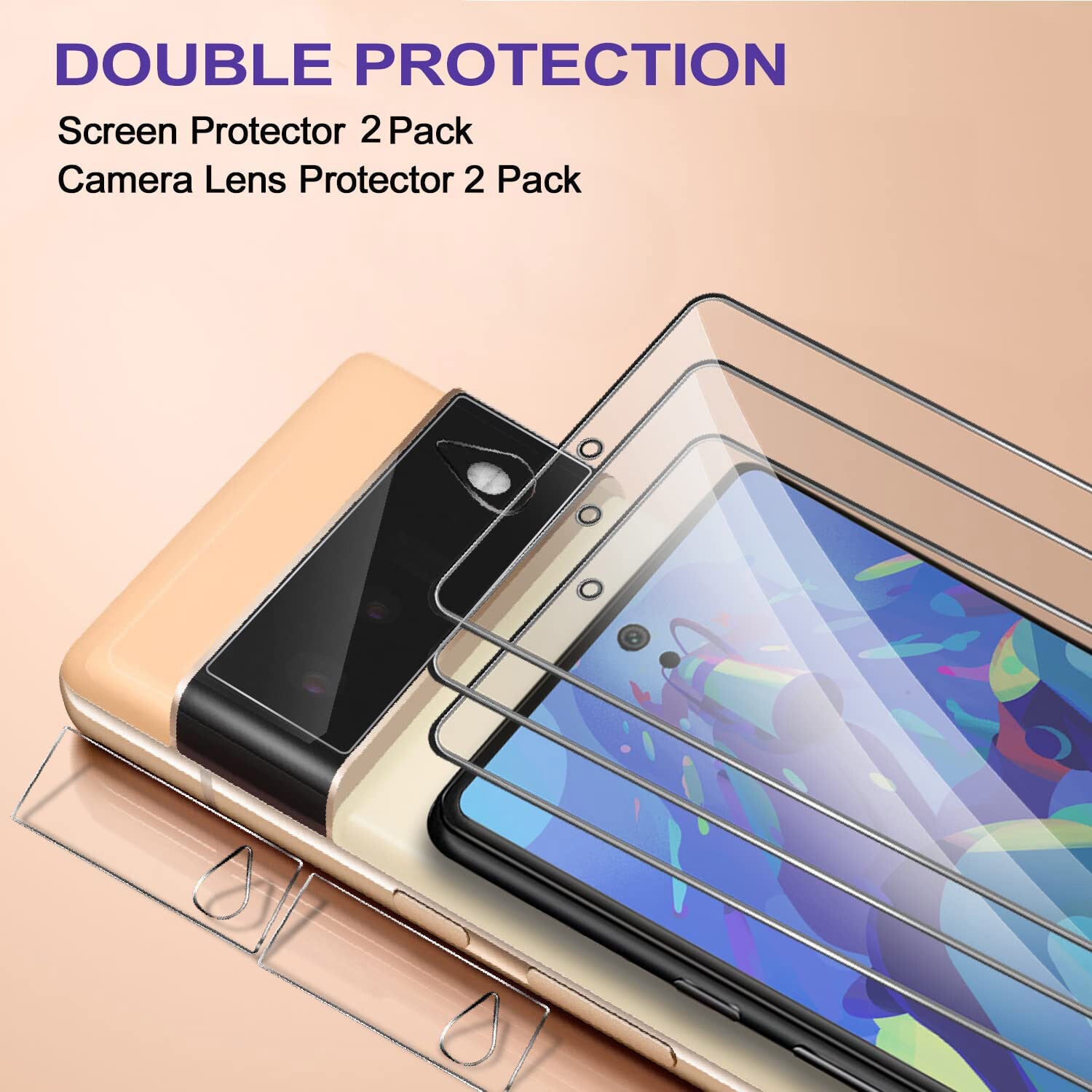 [2+2] For Google Pixel 10 Pro XL Glass Screen Camera Lens Protector