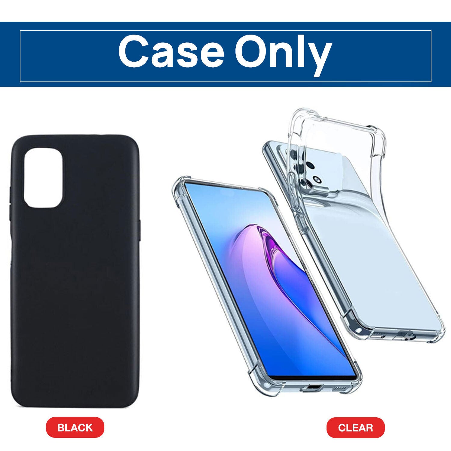 For Nokia C22 C12 Clear Case Shockproof Slim Matte Cover