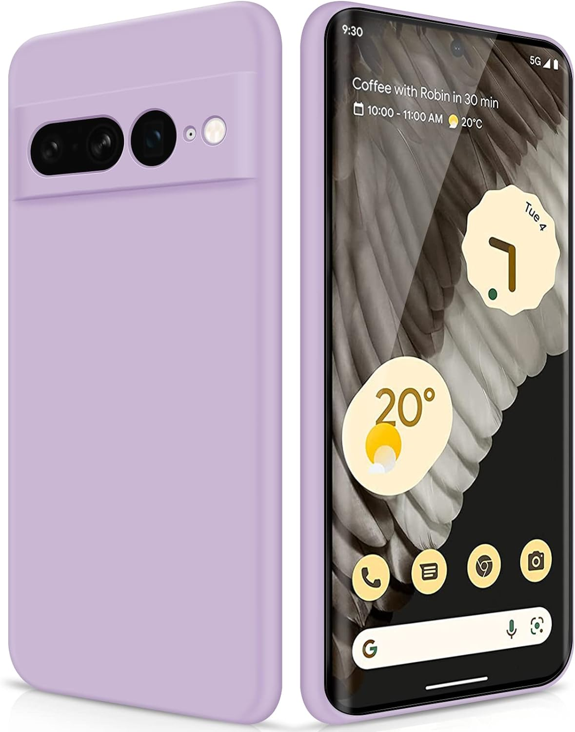 For Google Pixel 9 Pro Case Silicone Slim Soft Shcokproof Case Cover