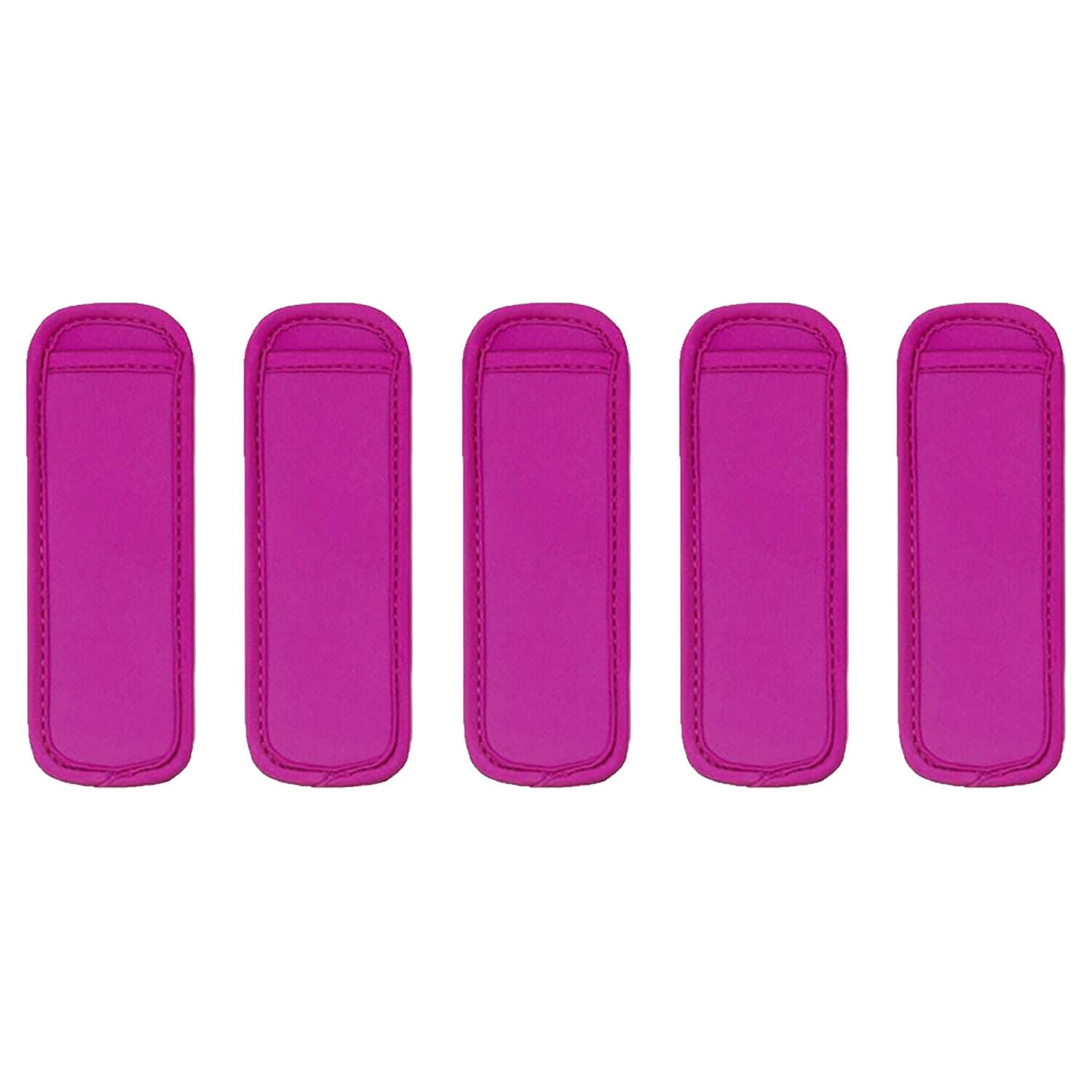 5PCS Colorful Ice Sleeves Freezer Reusable Summer Icy Block Lolly Cream Holder