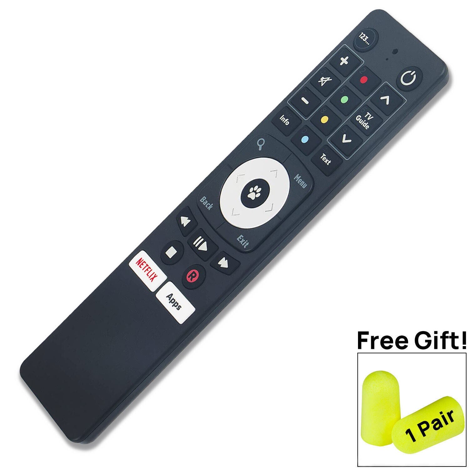 Remote Control For Fetch TV, Fetch Mini 4K, Mighty PVR, Mini & Gen 2 Set Top Box