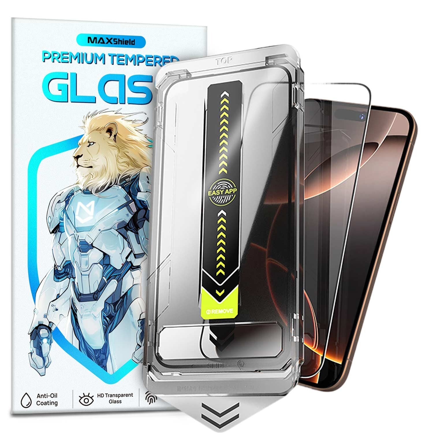 2X For Apple iPhone 17 Pro Max Air Tempered Glass Screen Protector