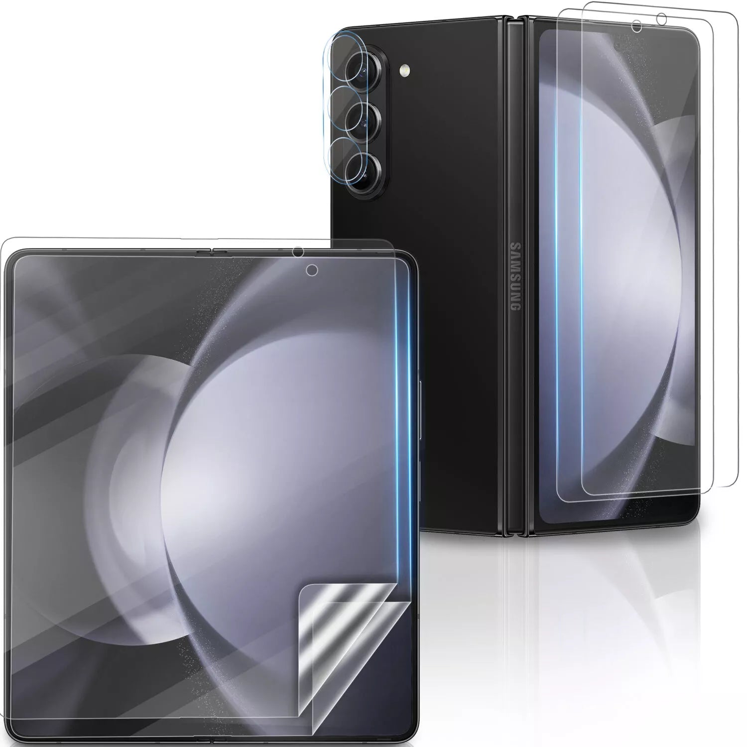 For Samsung Galaxy Z Flip Fold 6 5G Tempered Glass Screen Protector Full Cover