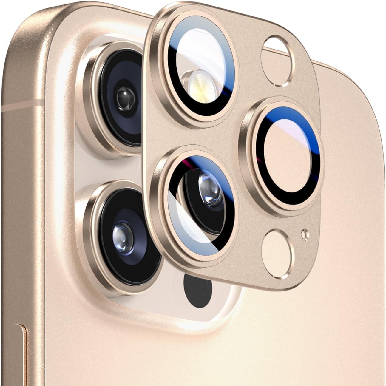 For Apple iPhone 17 Pro Max Air Camera Lens Metal Glass Ring Protector