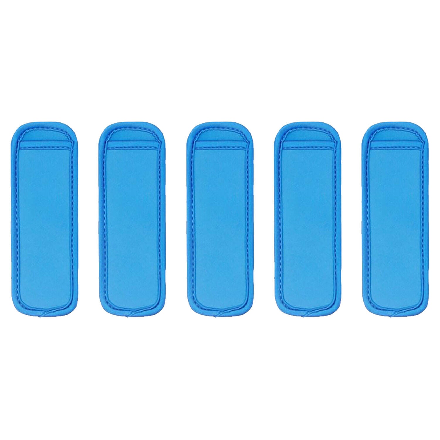 5PCS Colorful Ice Sleeves Freezer Reusable Summer Icy Block Lolly Cream Holder