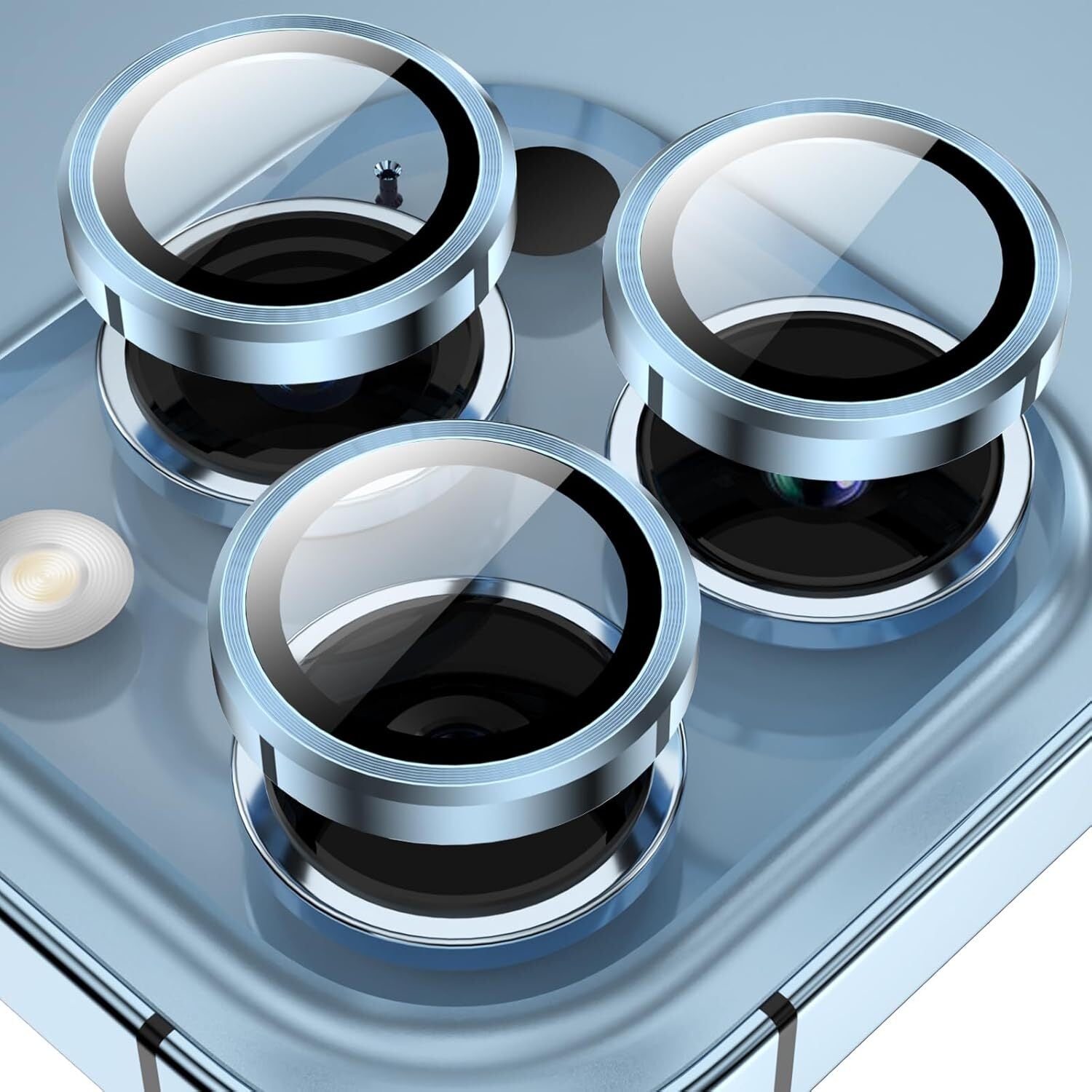 MAXSHIELD For iPhone 17 Pro Max Metal Ring Camera Lens Protector