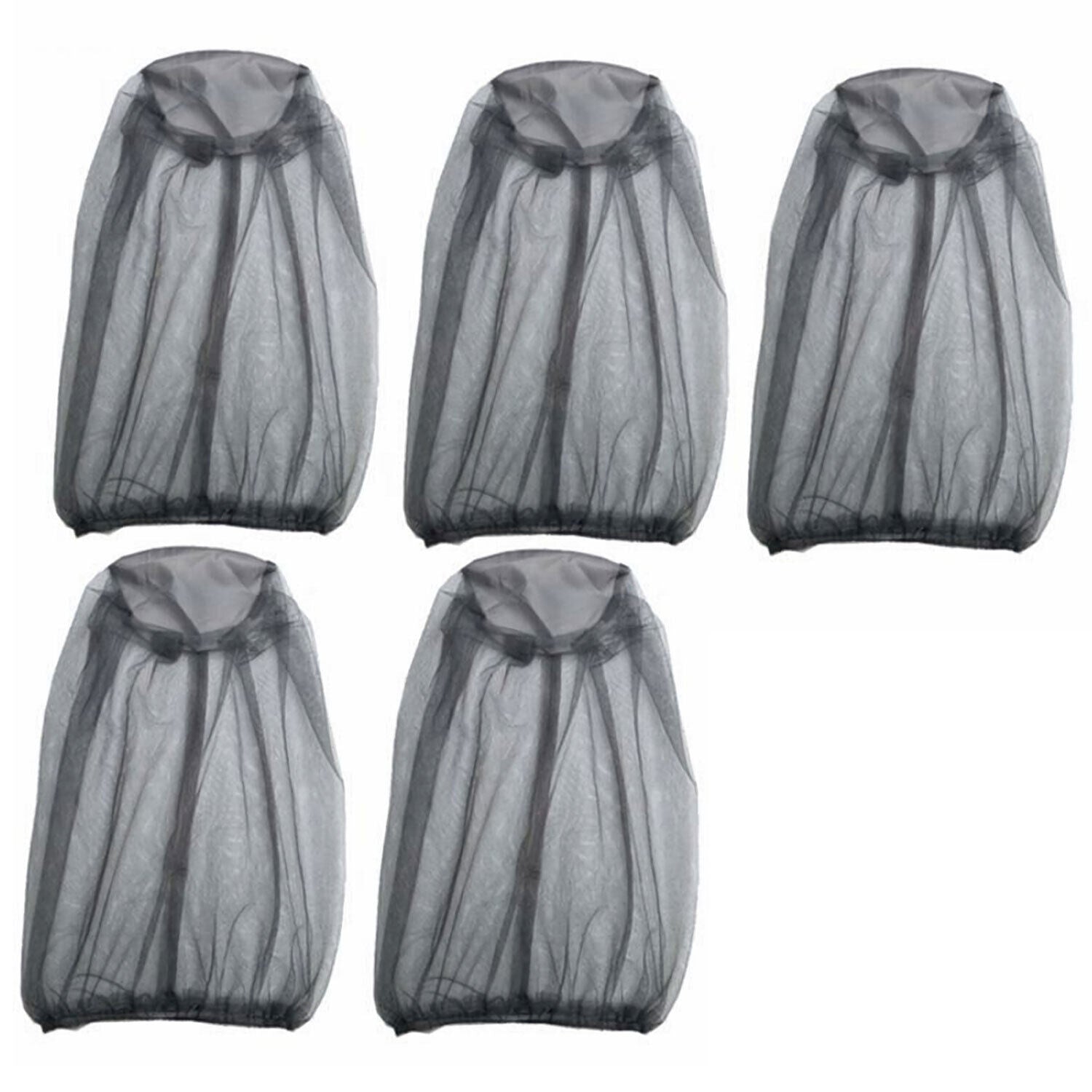 5X Mosquito Head Net Insect Mesh Hat Bee Bug Mozzie Protector Outdoor Fishing