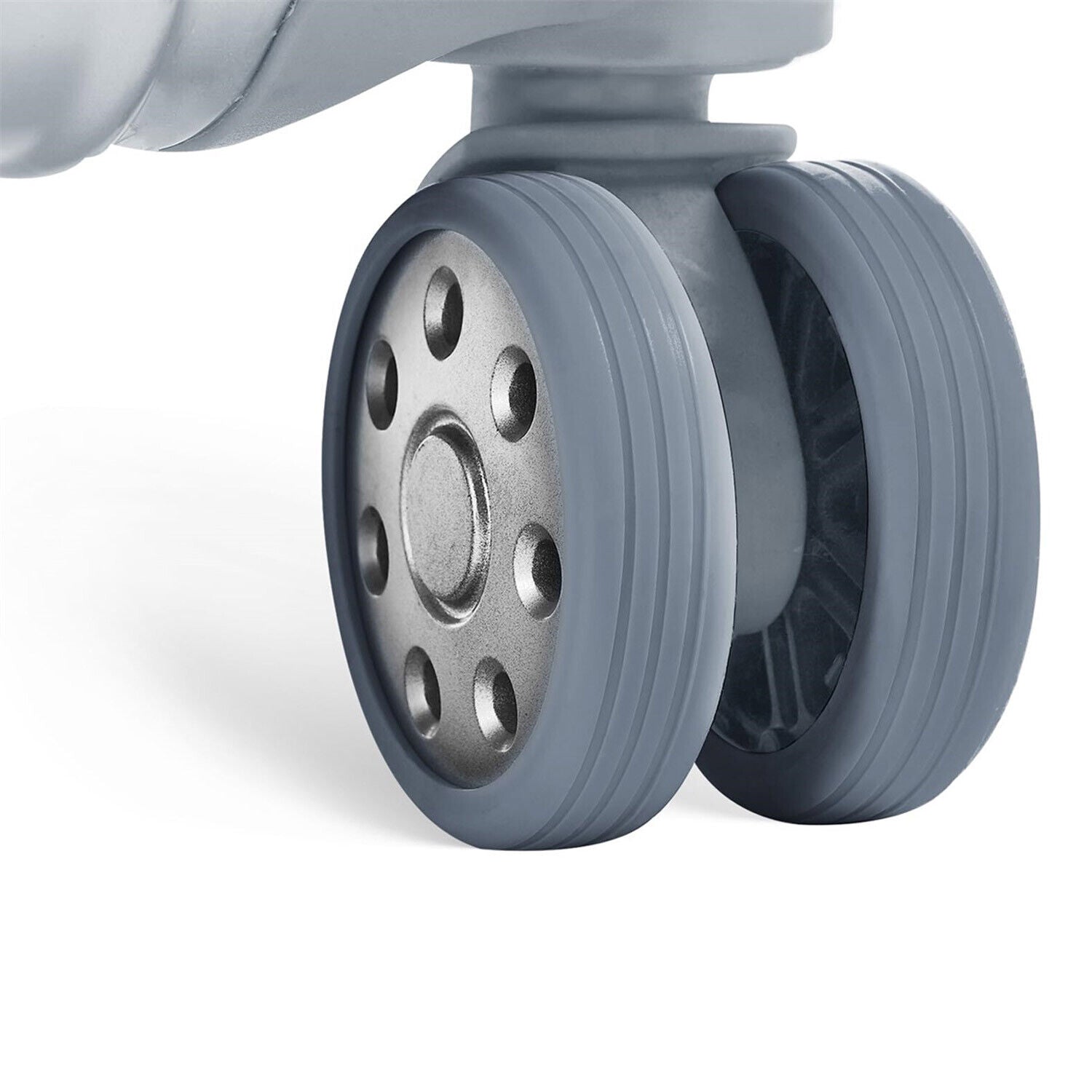 2-8x Luggage Wheel Silicone Covers Suitcase Wheels Protector Protection Sleeve