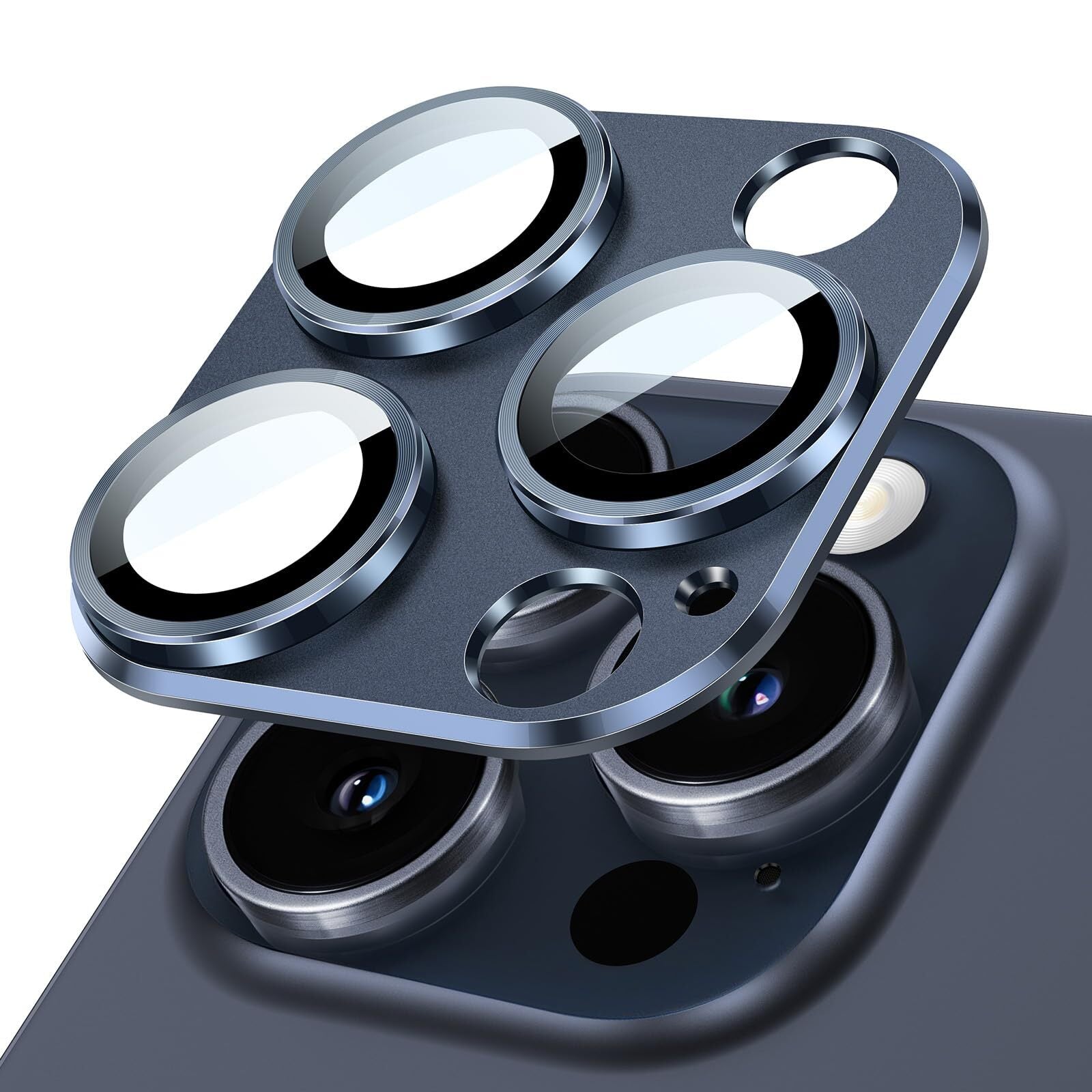 For Apple iPhone 17 Pro Max Air Camera Lens Metal Glass Ring Protector