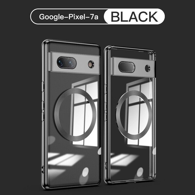 For Google Pixel 9 Pro XL Magnetic Mag Safe Case Clear Shockproof Case Cover
