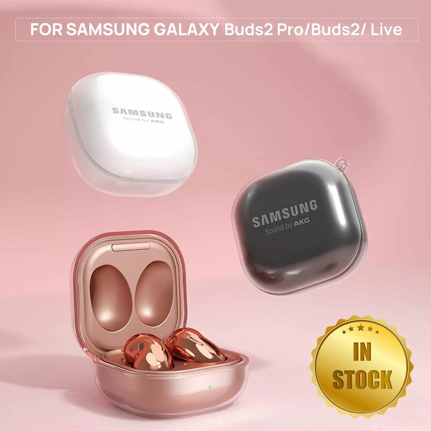 Clear Protective Cover Case For Samsung Galaxy Buds 3 Pro Live FE Earbuds