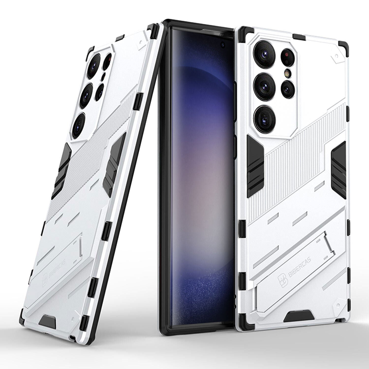 For Samsung S24 Ultra Plus 5G Case Shockproof Heavy Duty Stand Cover