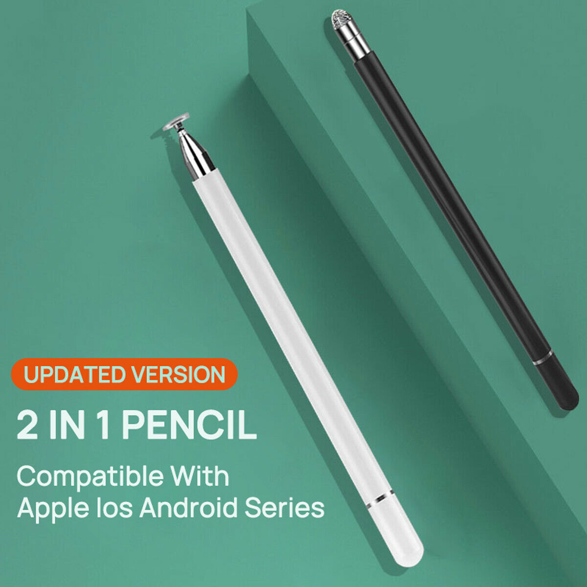 2 IN 1 Pencil Pen for Apple iPad 6th/7th/8th/Mini/Pro 11&12.9/Air 3rd Gen Stylus