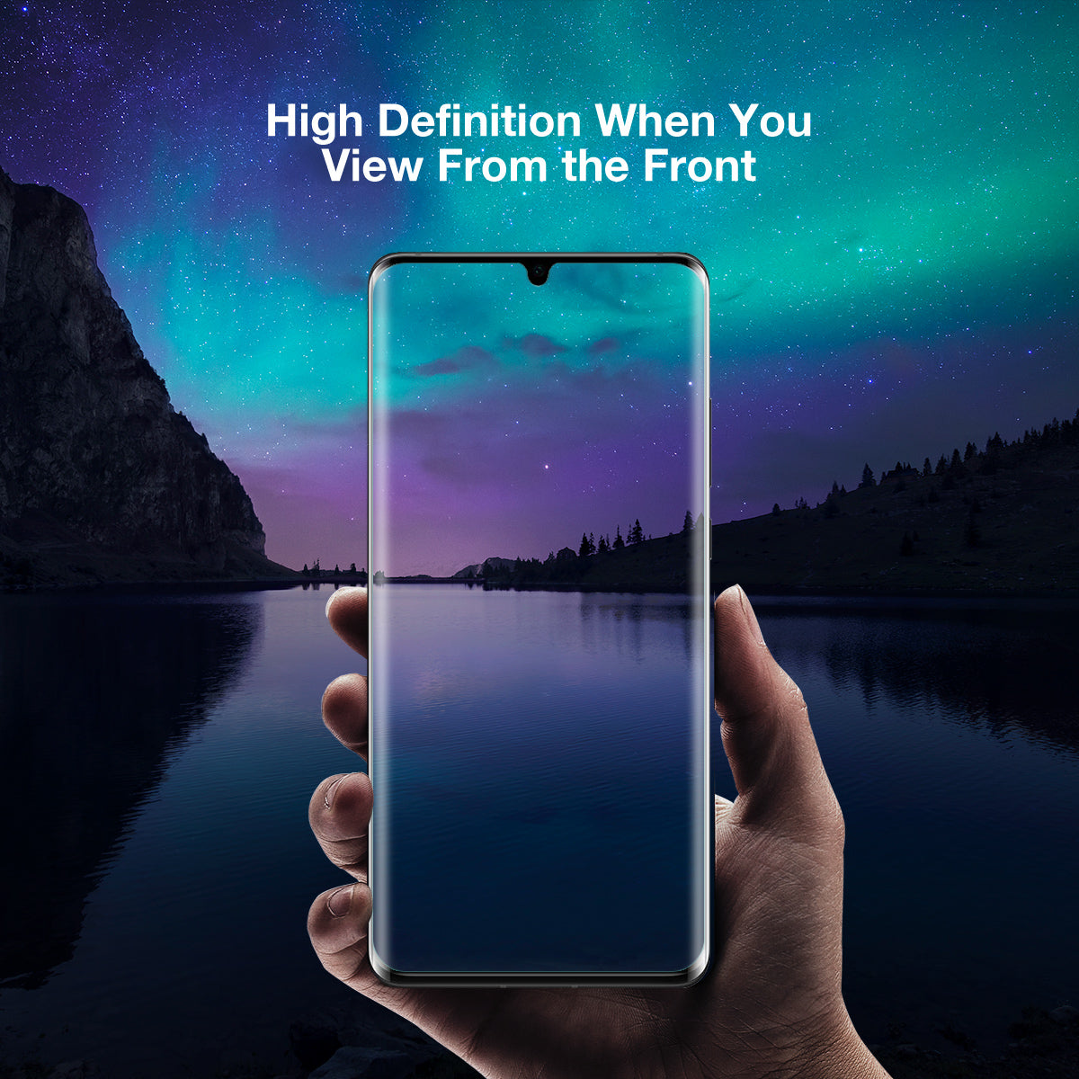 Anti Spy Privacy Film CaseFriendly Screen Protector For Huawei P30