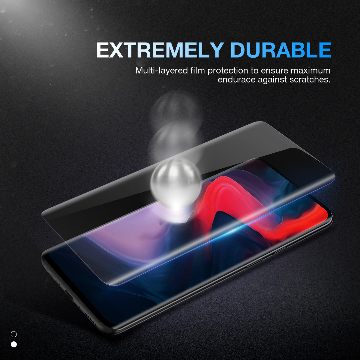 OnePlus 7 Pro Screen Protector, MaxShield HD Aqua Crystal for OnePlus 7 Pro