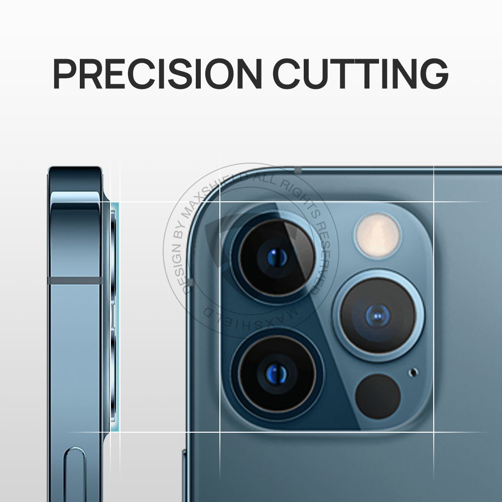 For iPhone 12 Mini MAXSHIELD Camera Lens Tempered Glass Screen Protector 1PCS