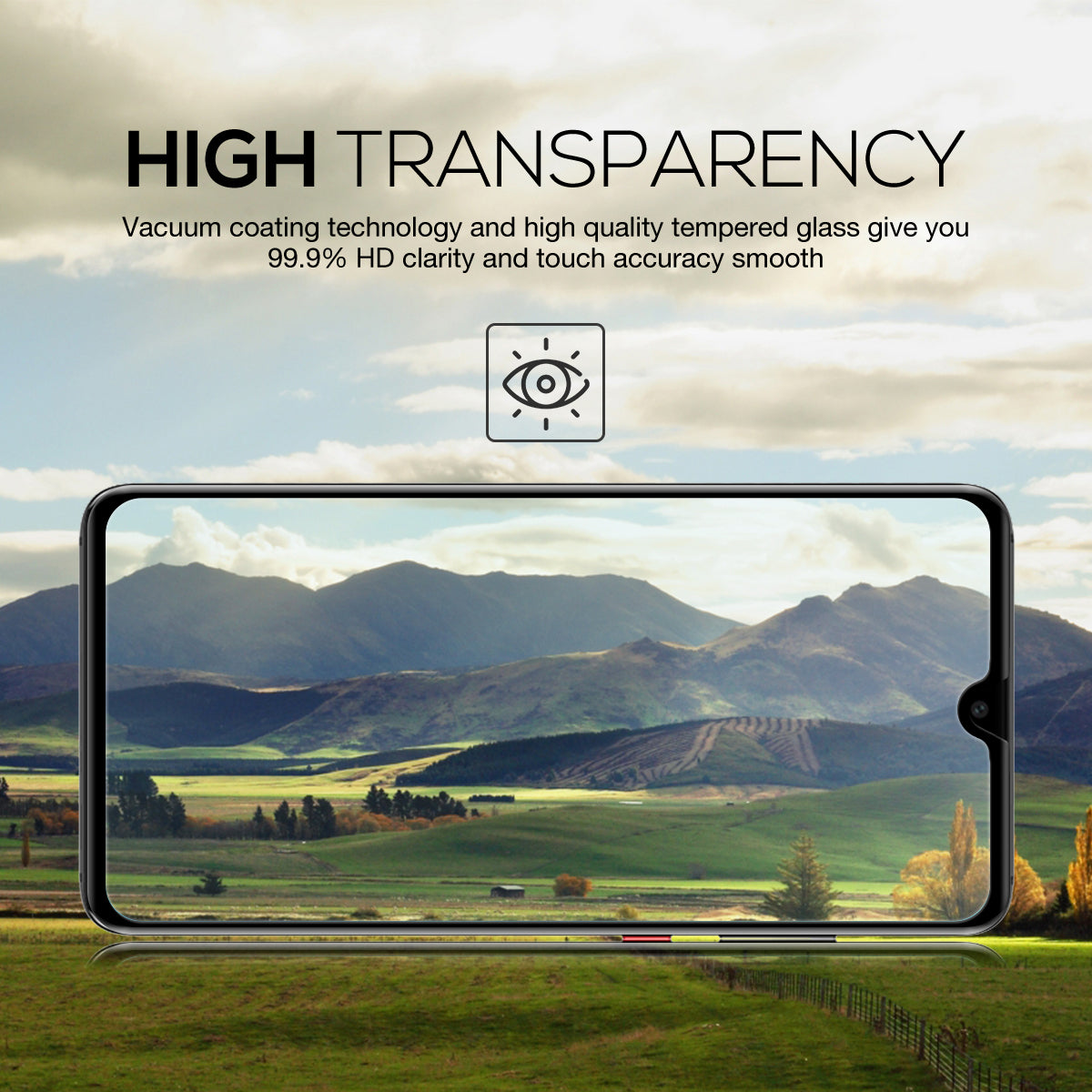 MAXSHIELD 3D Curved Tempered Glass Screen Protector For Huawei Mate 20 Pro