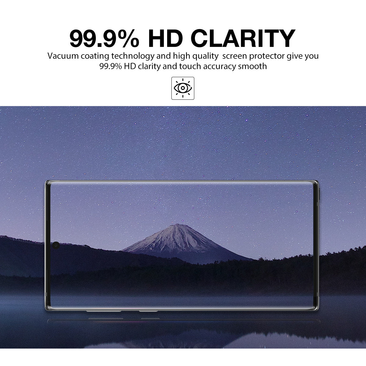 Galaxy Note 10 Plus 5G Screen Protector MaxShield HD Aqua Crystal for Samsung