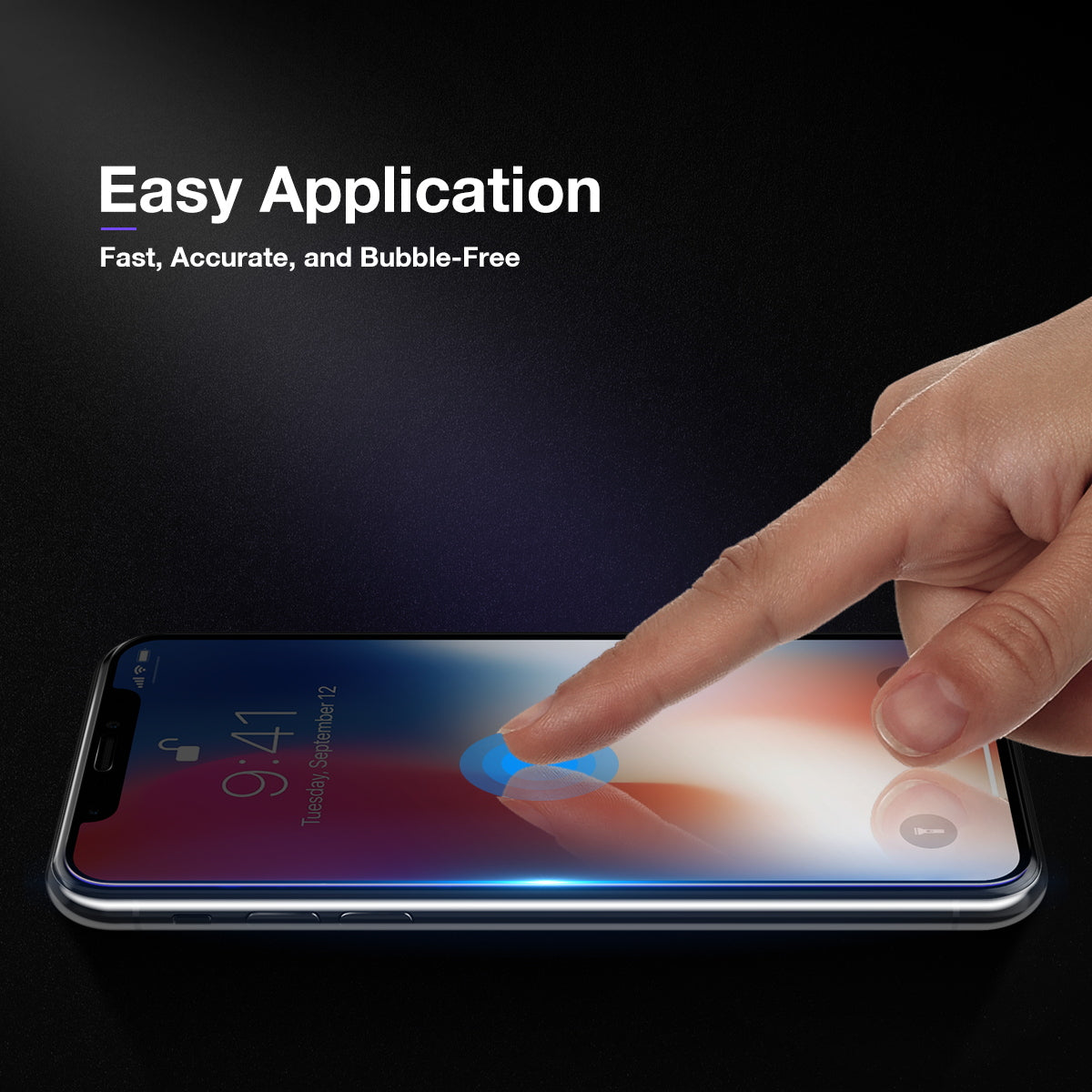 For iPhone XR Full Coverage 9D 5D 9H Tempered Glass Screen Protector