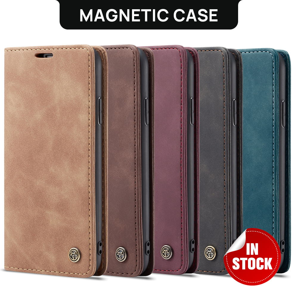 For iPhone 12 Mini 5.4" Case Magnetic Leather Wallet Card Flip Stand Cover