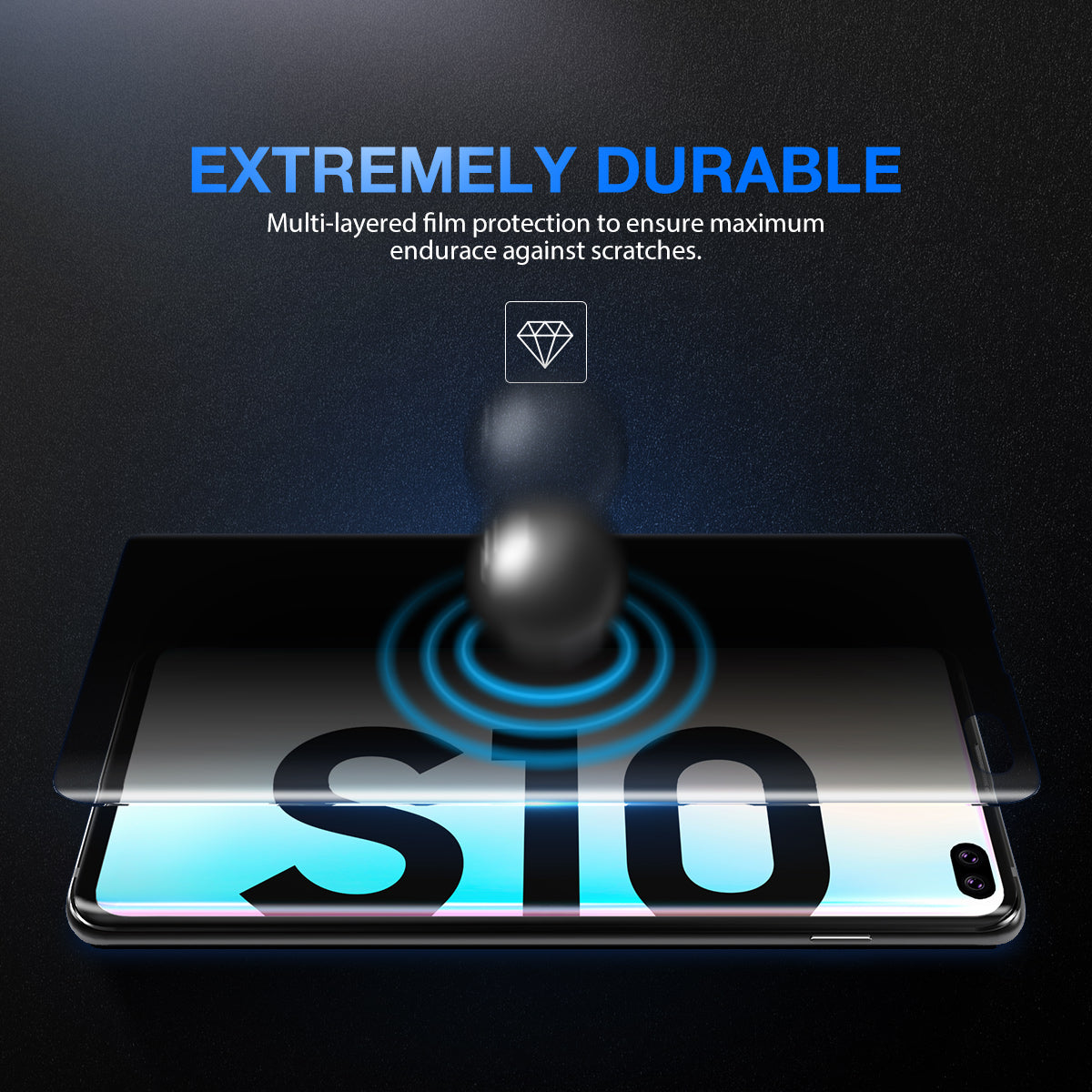 Anti Spy Privacy Film CaseFriendly Screen Protector For Galaxy S10 Plus