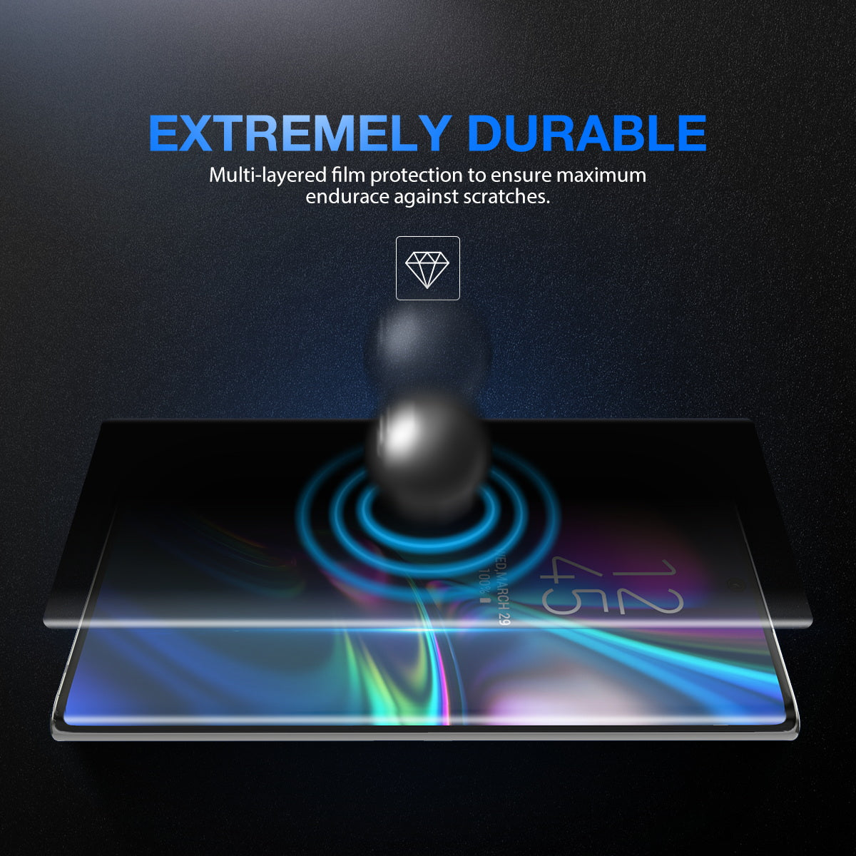 Anti Spy Privacy Film CaseFriendly Screen Protector For Galaxy Note 10 Plus