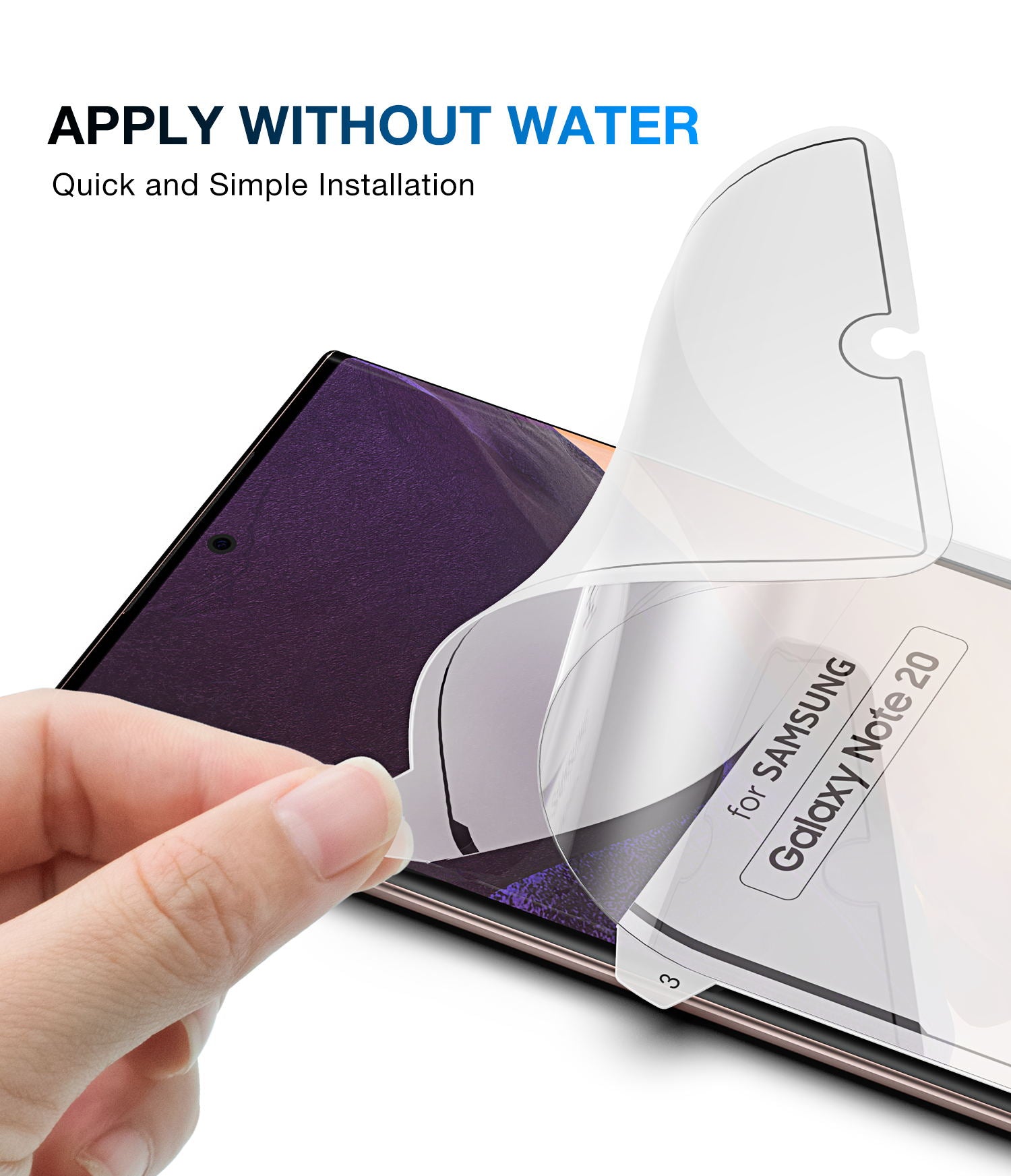 2X GALAXY NOTE 20 Ultra 4G 5G MAXSHIELD Hydrogel Film Screen Protector