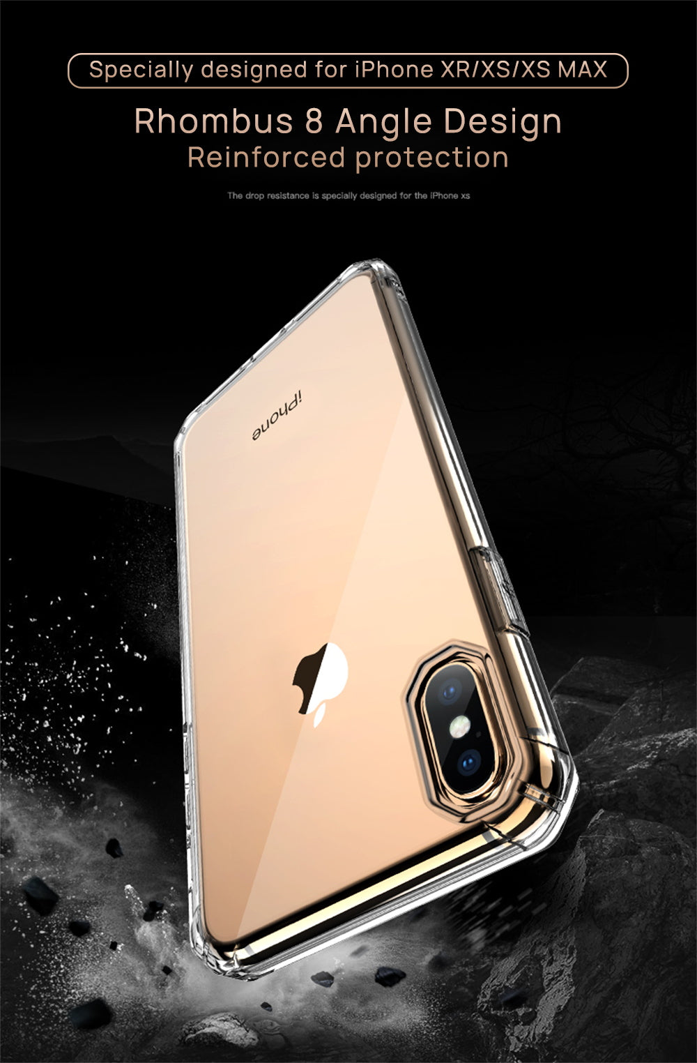 iPhone XS Thin Soft Silicone Case Cover