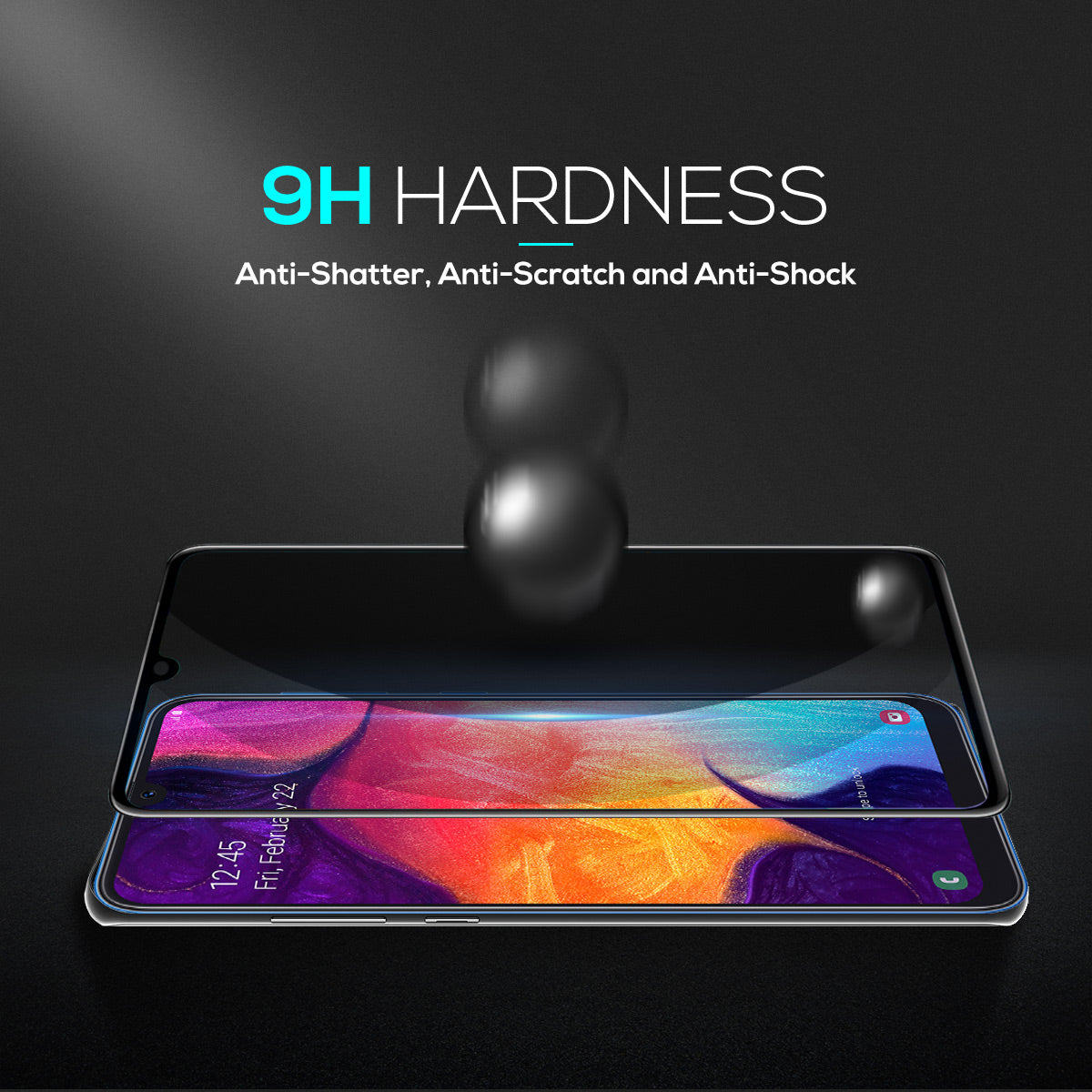 Samsung Galaxy A30 Full Coverage Tempered Glass Film HD Screen Protector