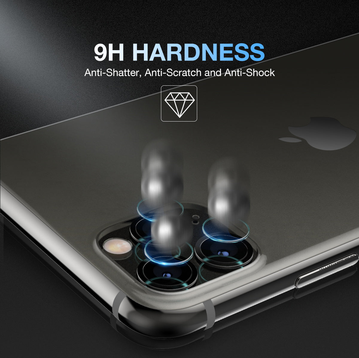MAXSHIELD iPhone 11 Camera Lens Tempered Glass Screen Protector