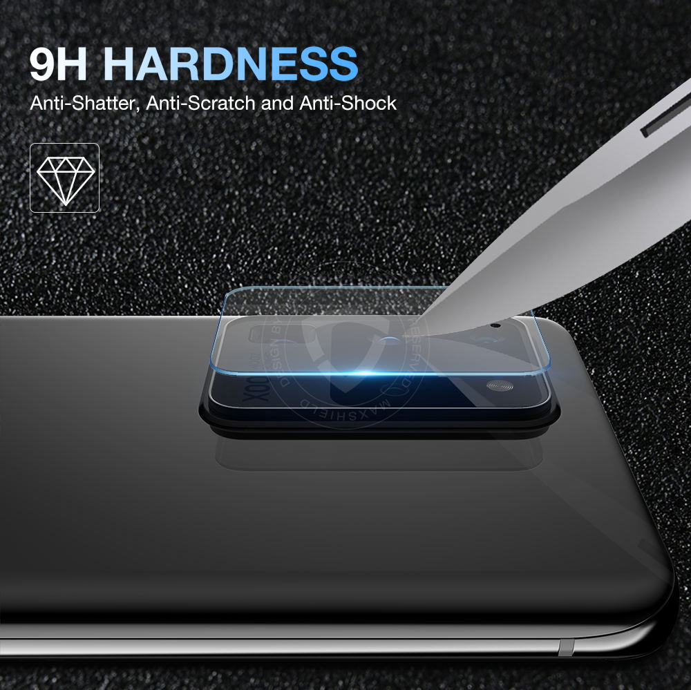 MAXSHIELD Galaxy S20 Ultra Camera Lens Tempered Glass Screen Protector