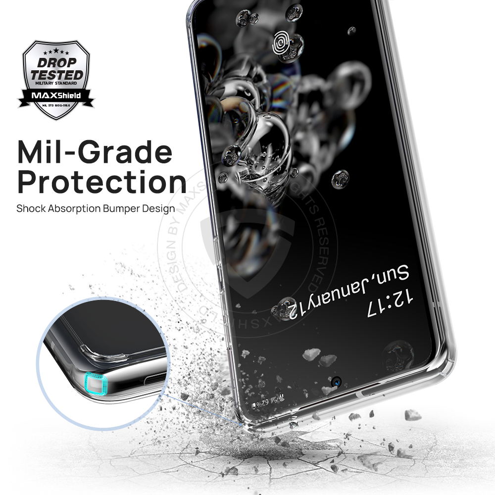 For Galaxy S20 Plus Ultra Case Heavy Duty Shockproof Clear Cover