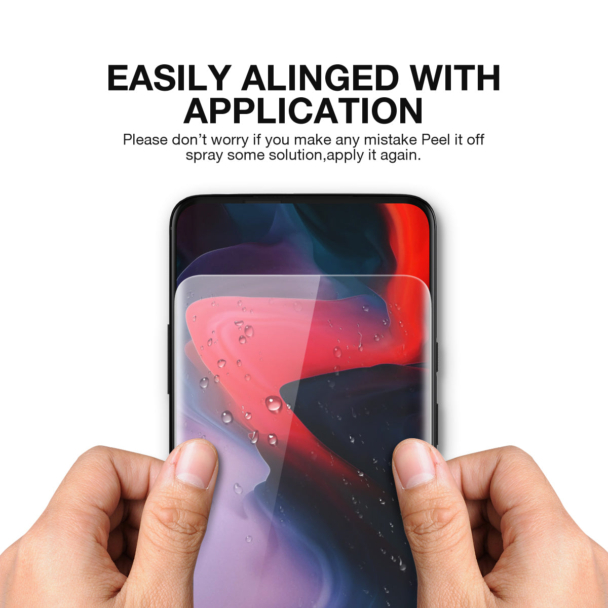 OnePlus 7 Pro Screen Protector, MaxShield HD Aqua Crystal for OnePlus 7 Pro