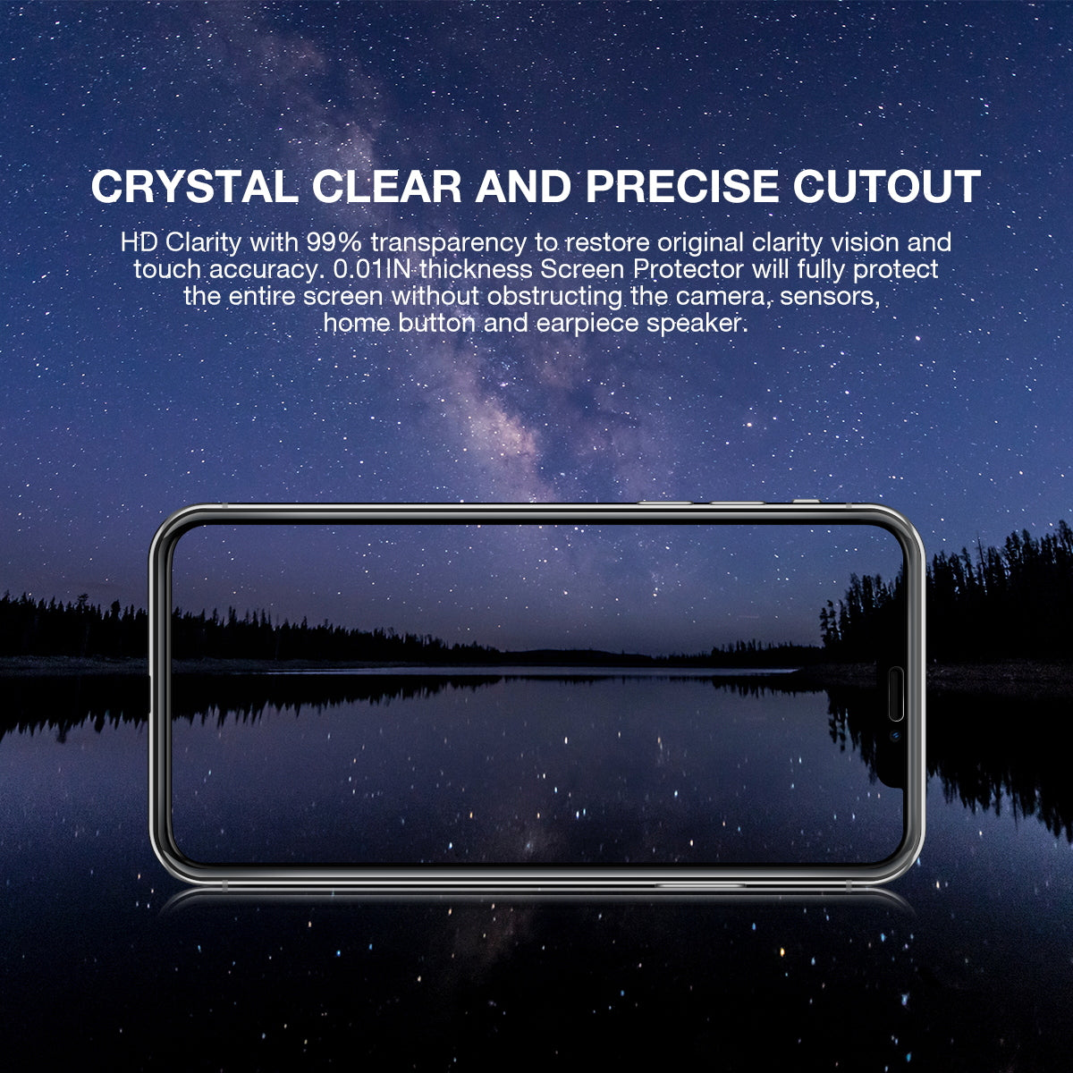 For iPhone XS Full Coverage 9D 5D 9H Tempered Glass Screen Protector