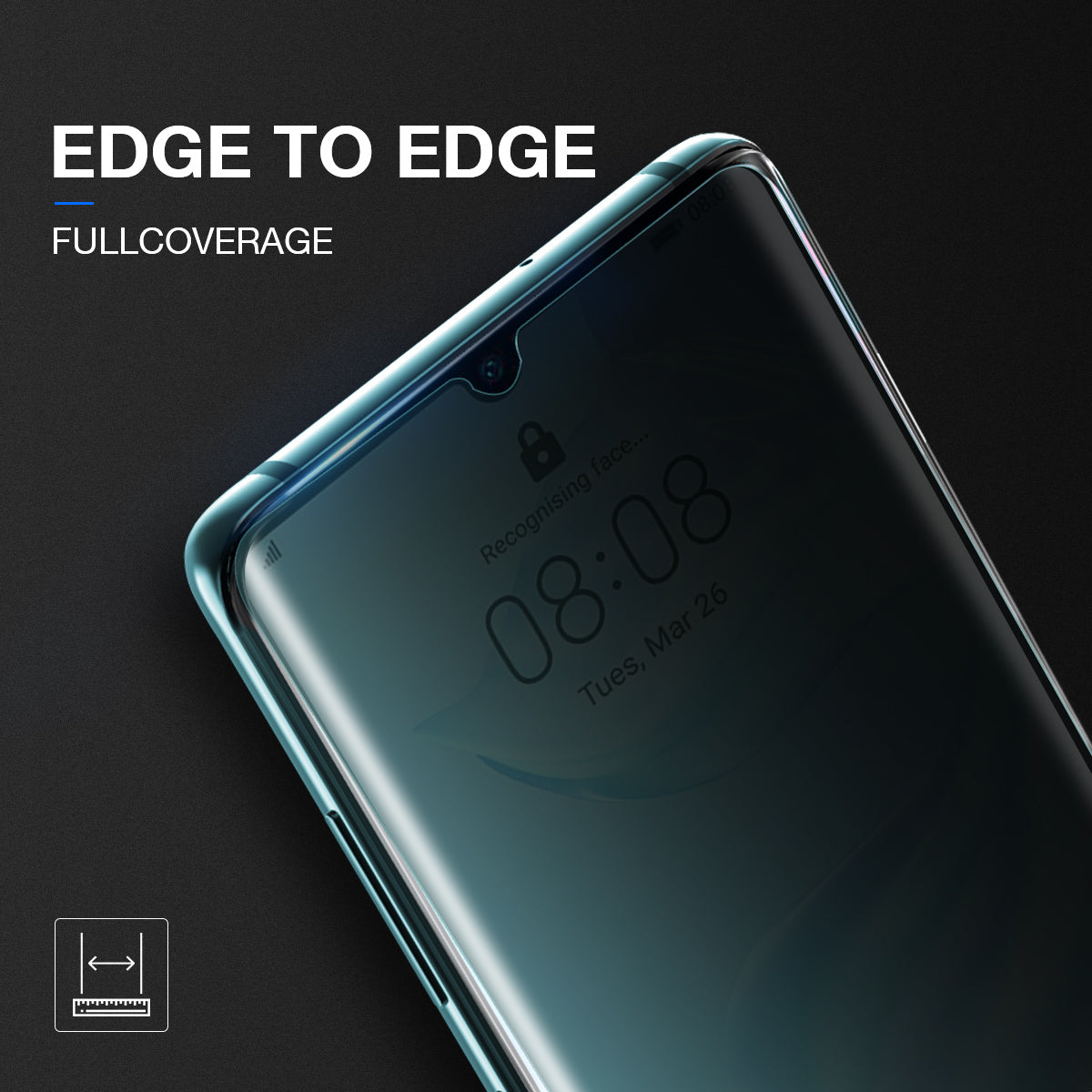 Anti Spy Privacy Film CaseFriendly Screen Protector For Huawei P30