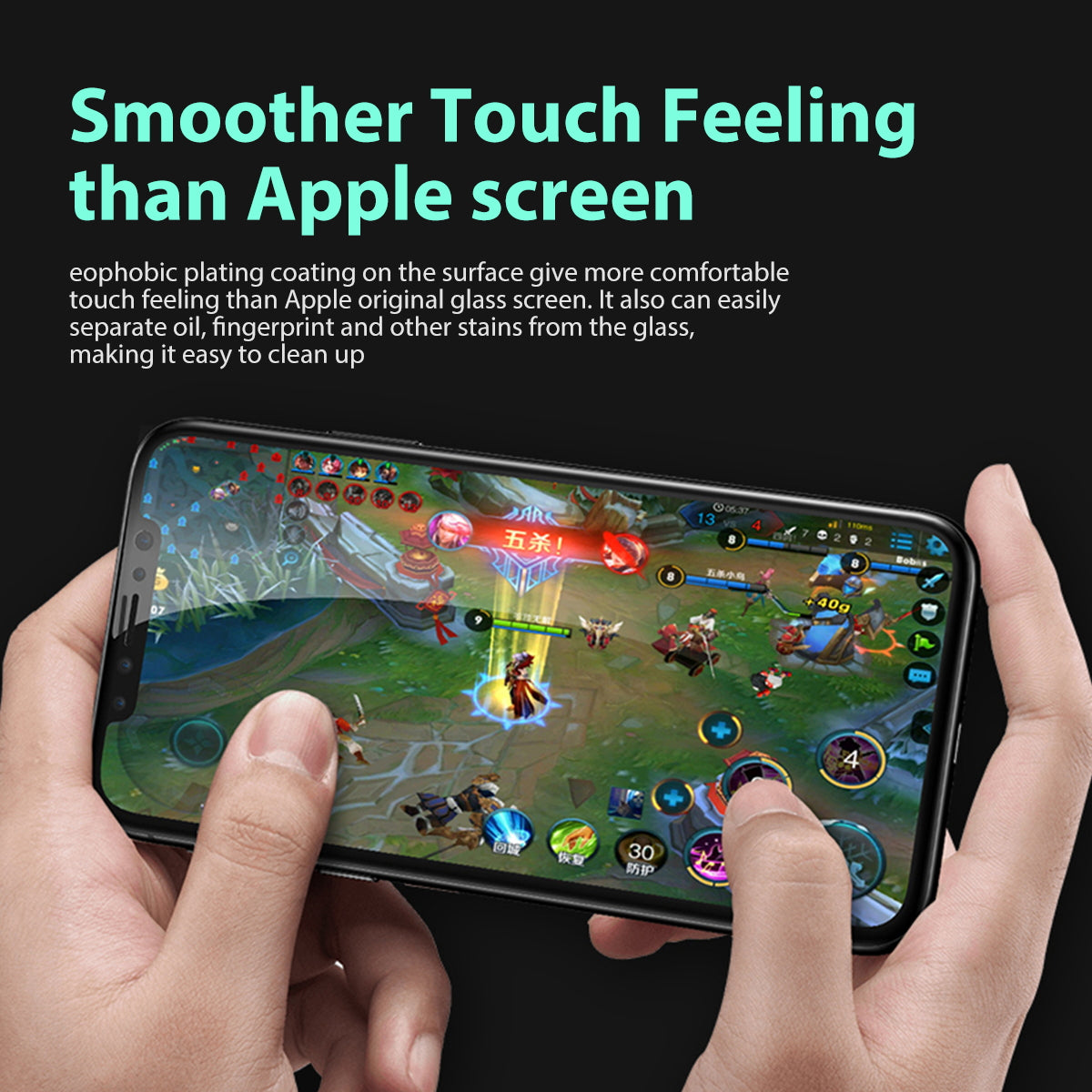 ANTI-SPY PRIVACY TEMPERED GLASS SCREEN PROTECTOR FOR iPhone X