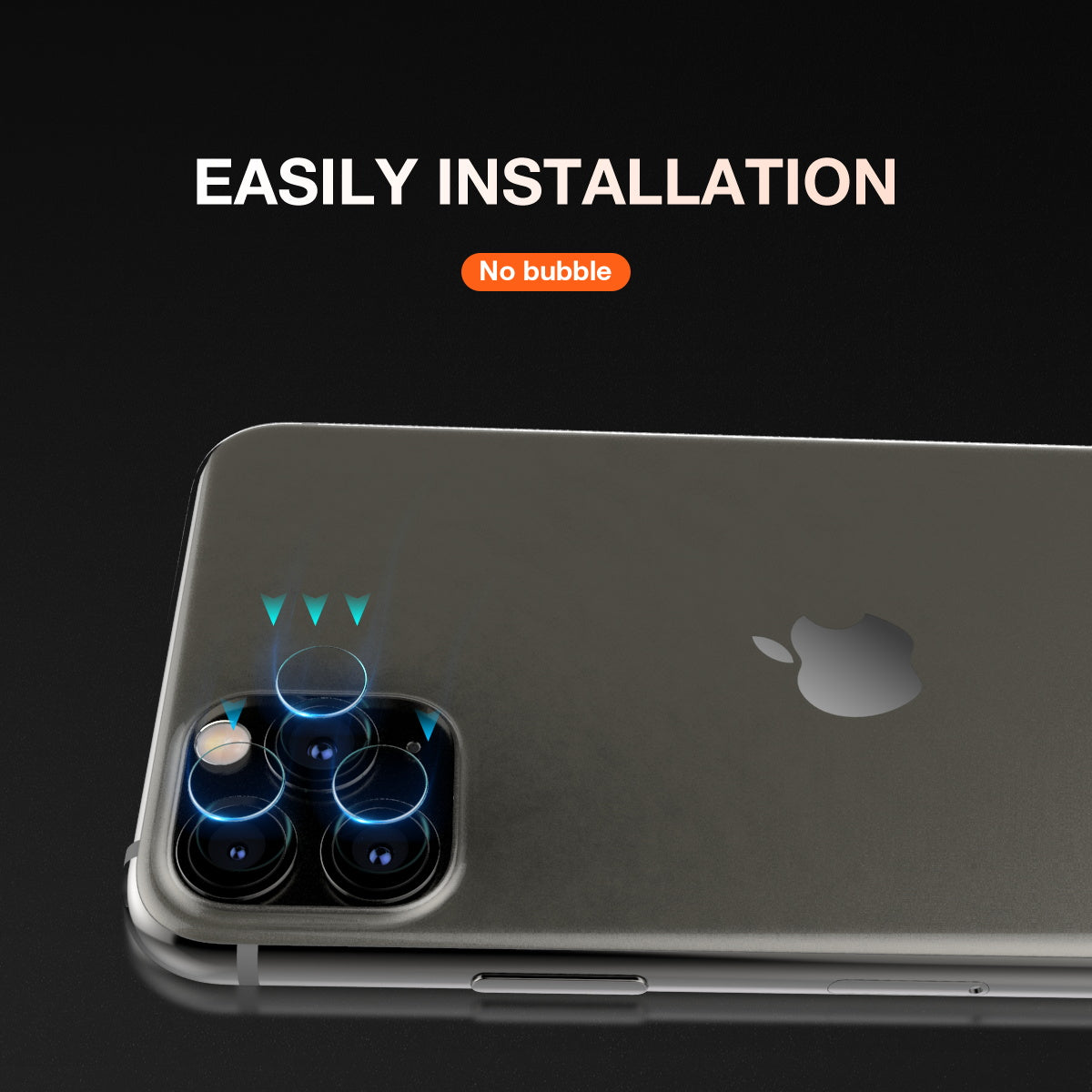 MAXSHIELD iPhone 11 Camera Lens Tempered Glass Screen Protector